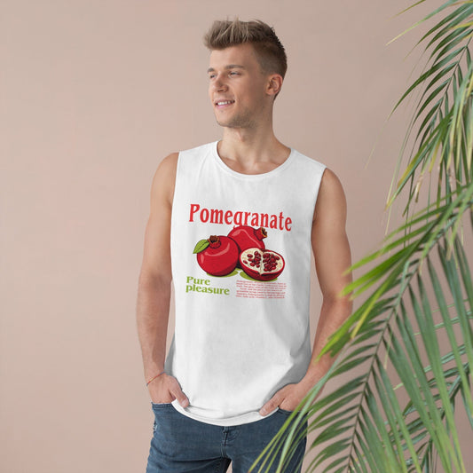 Pomegranate Tank Top Graphic Tees Australia White / XS Graphic T-Shirt Australia -  Cool Graphic T-Shirts Online -  Pomegranate Tank Top | Cool Tank Tops Australia