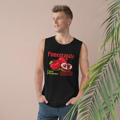 Pomegranate Tank Top Graphic Tees Australia Black / XS Graphic T-Shirt Australia -  Cool Graphic T-Shirts Online -  Pomegranate Tank Top | Cool Tank Tops Australia