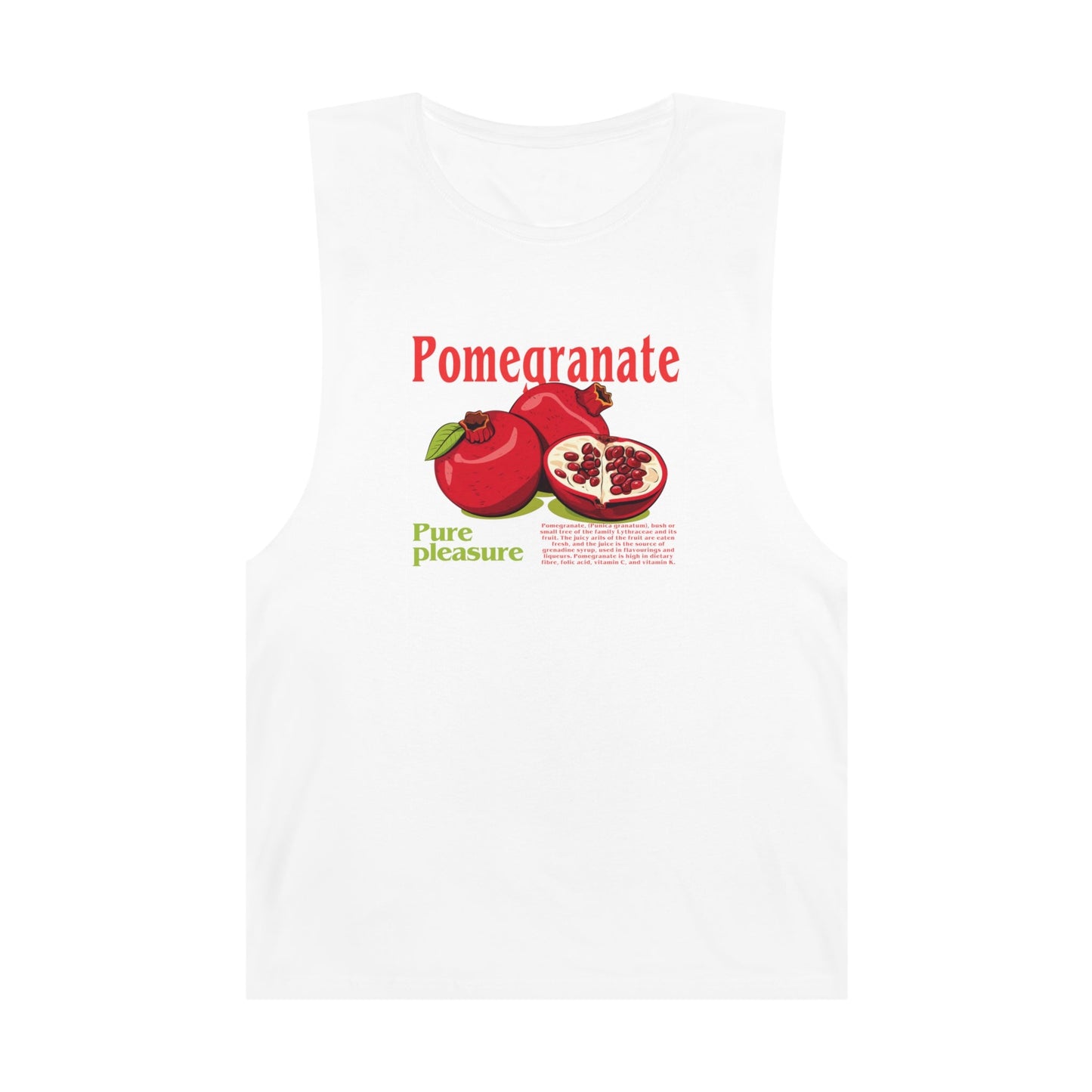 Pomegranate Tank Top Graphic Tees Australia Graphic T-Shirt Australia -  Cool Graphic T-Shirts Online -  Pomegranate Tank Top | Cool Tank Tops Australia