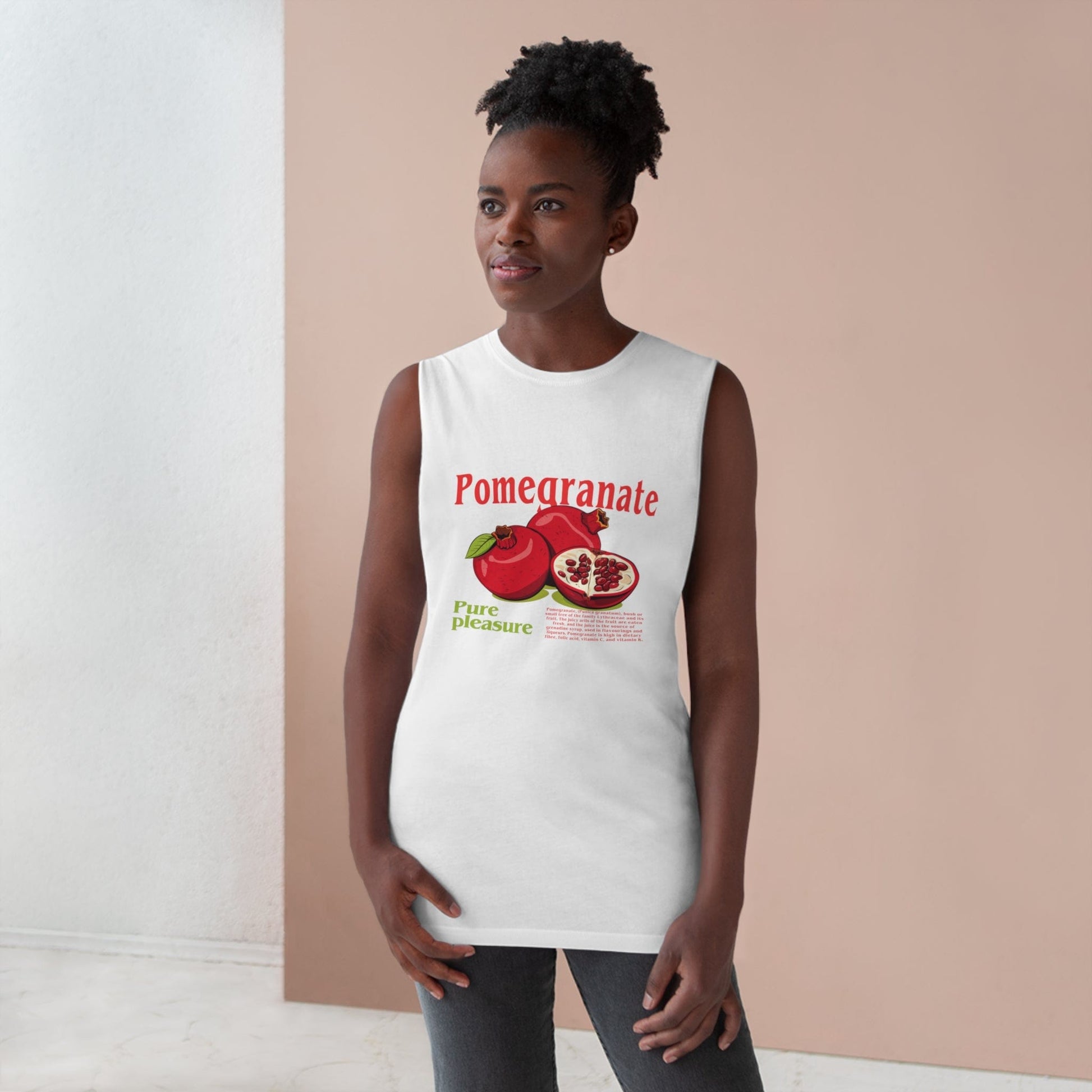 Pomegranate Tank Top Graphic Tees Australia Graphic T-Shirt Australia -  Cool Graphic T-Shirts Online -  Pomegranate Tank Top | Cool Tank Tops Australia