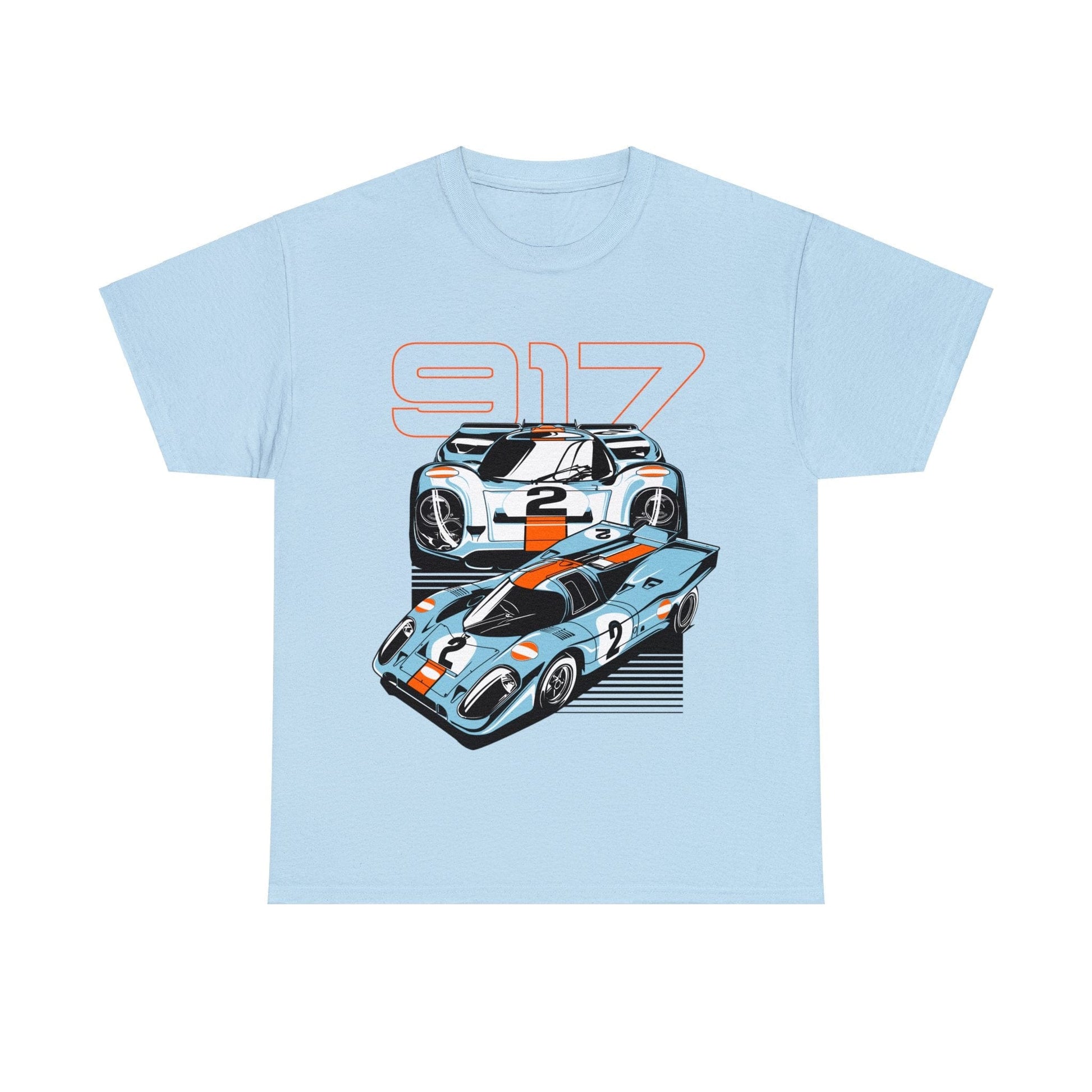 Porsche 917 JDM Graphic Tee Graphic Tees Australia Light Blue / S Graphic T-Shirt Australia -  Cool Graphic T-Shirts Online - 