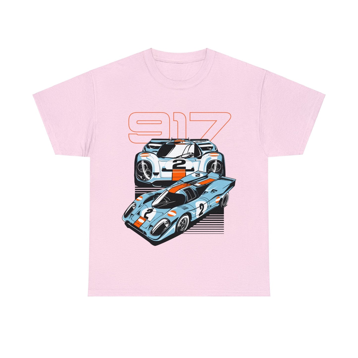 Porsche 917 JDM Graphic Tee Graphic Tees Australia Light Pink / S Graphic T-Shirt Australia -  Cool Graphic T-Shirts Online - 