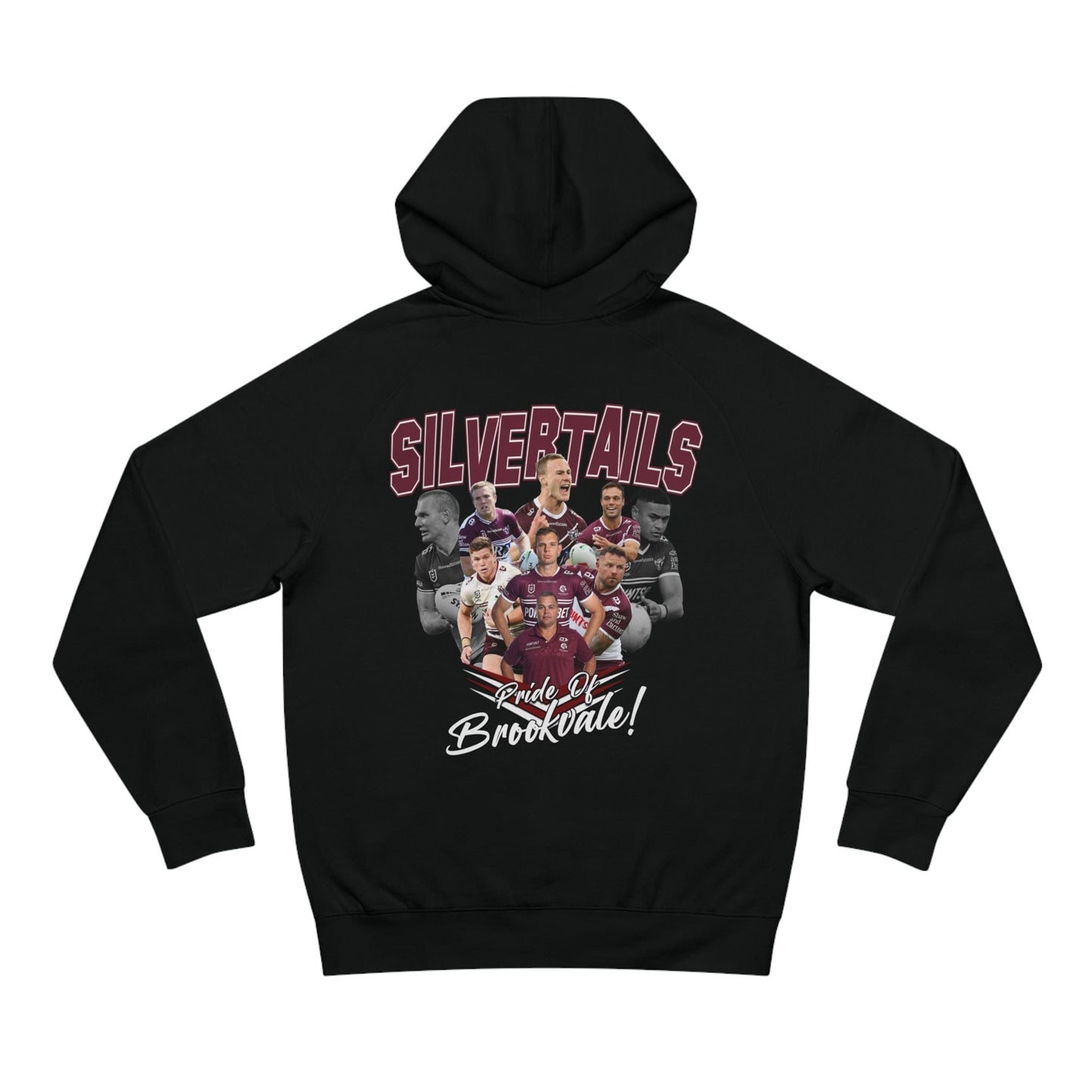 Pride Of Brookvale Manly Hoodie Graphic Tees Australia Black / XS Graphic T-Shirt Australia -  Cool Graphic T-Shirts Online -  Pride Of Brookvale Manly Hoodie | Manly Sea Eagles Hoodie