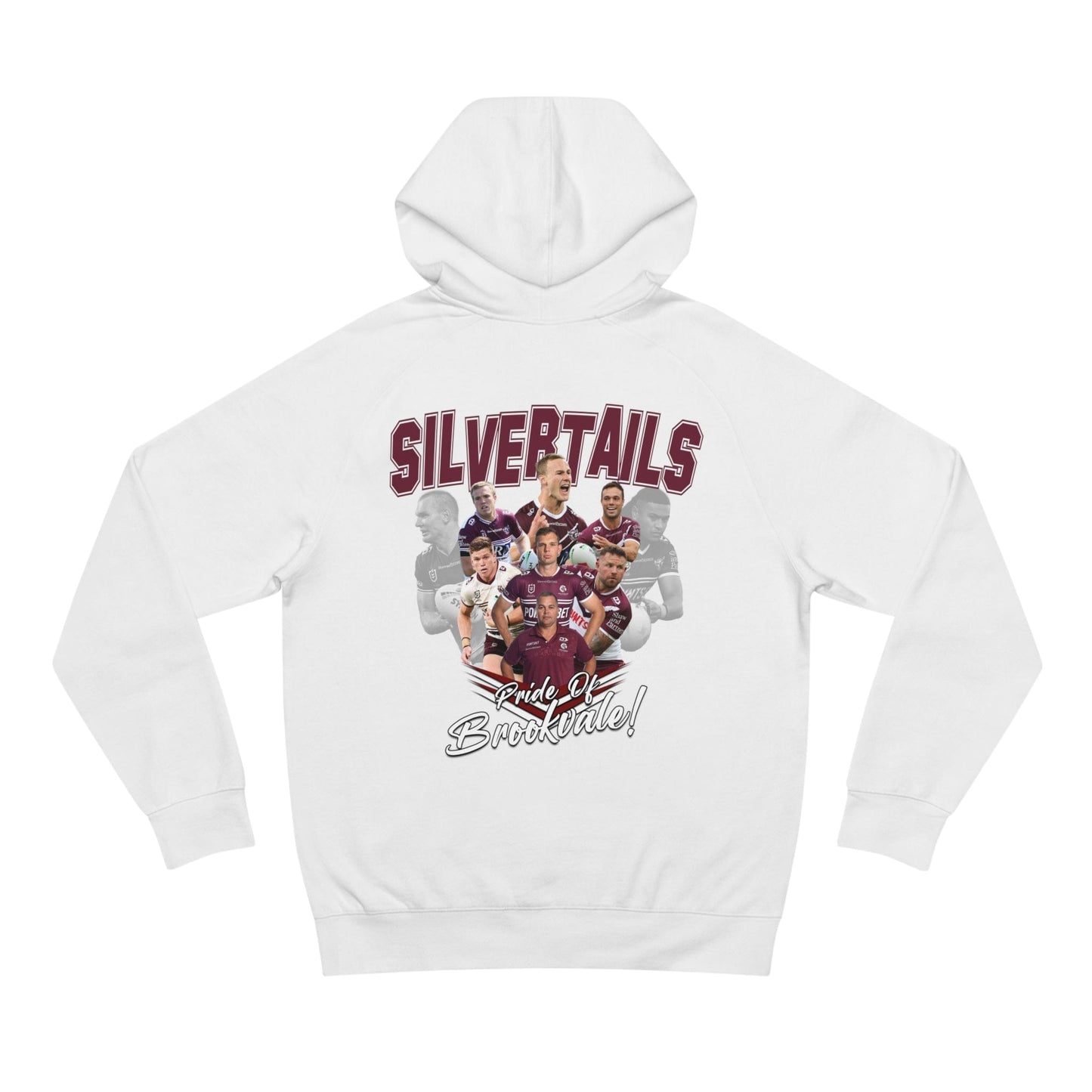 Pride Of Brookvale Manly Hoodie Graphic Tees Australia White / XS Graphic T-Shirt Australia -  Cool Graphic T-Shirts Online -  Pride Of Brookvale Manly Hoodie | Manly Sea Eagles Hoodie