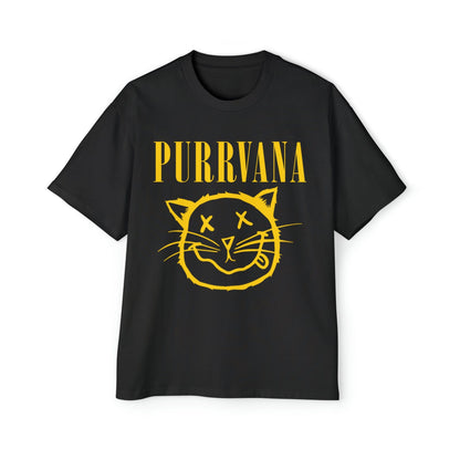 Purrvana Oversized Tee Graphic Tees Australia Graphic T-Shirt Australia -  Cool Graphic T-Shirts Online -  Purrvana Oversized Tee | Funny Graphic T-Shirts Australia