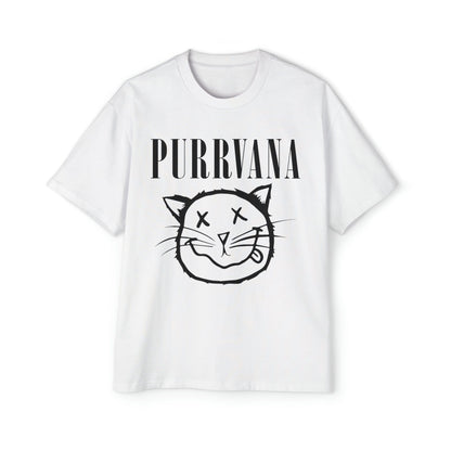 Purrvana Oversized Tee Graphic Tees Australia Graphic T-Shirt Australia -  Cool Graphic T-Shirts Online -  Purrvana Oversized Tee | Funny Graphic T-Shirts Australia