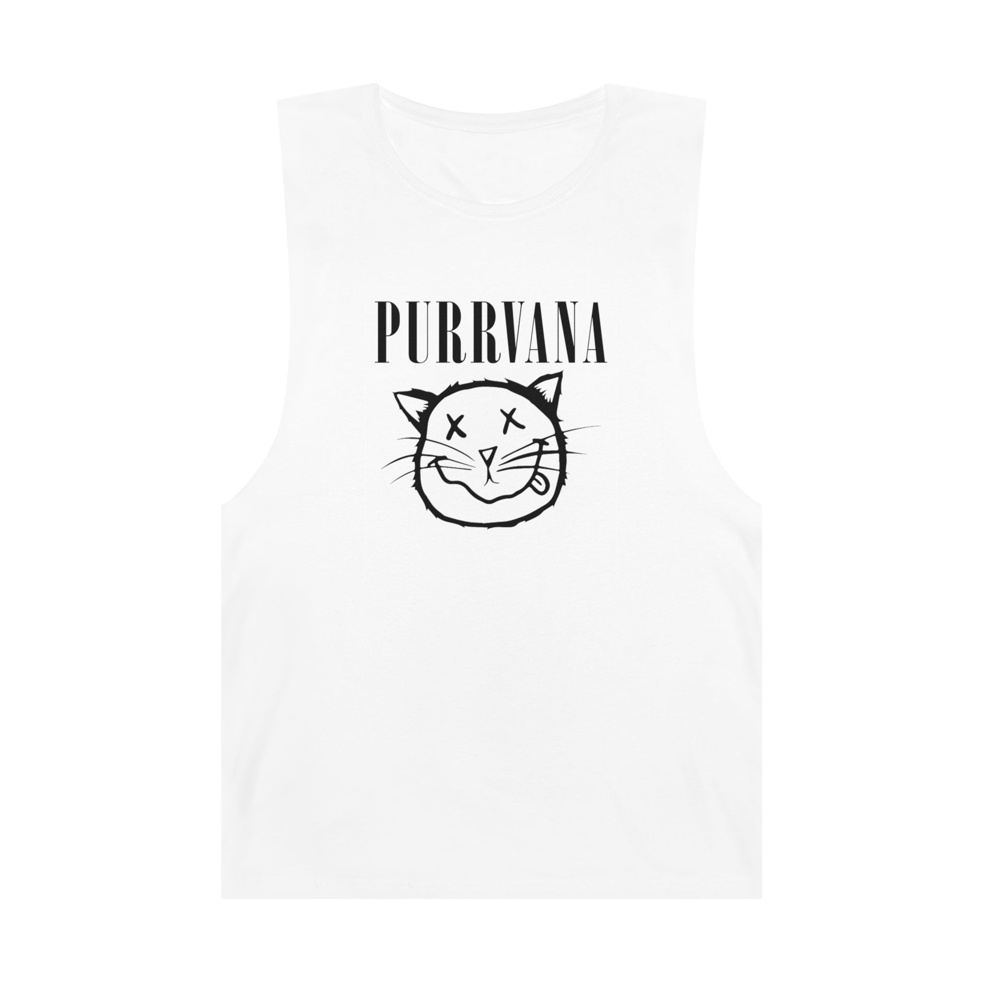 Purrvana Tank Top Graphic Tees Australia Graphic T-Shirt Australia -  Cool Graphic T-Shirts Online -  Purrvana Tank Top | Cool Tank Tops Australia