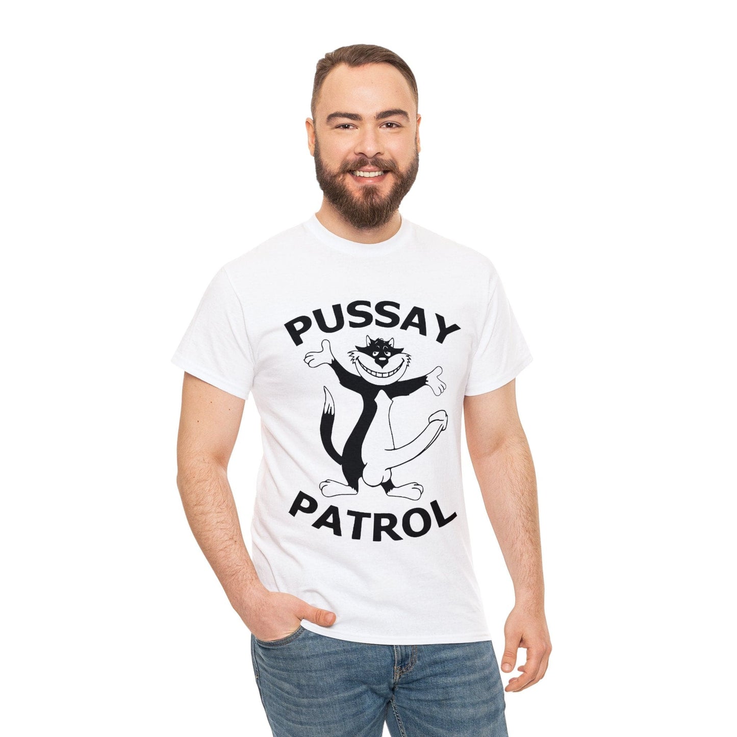 Pussay Patrol Inbetweeners Graphic Tee Graphic Tees Australia Graphic T-Shirt Australia -  Cool Graphic T-Shirts Online -  Pussay Patrol Inbetweeners Graphic Tee | Rude And Offensive T-Shirts