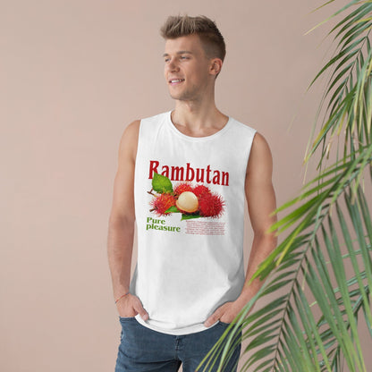 Rambutan Tank Top Graphic Tees Australia White / XS Graphic T-Shirt Australia -  Cool Graphic T-Shirts Online -  Rambutan Tank Top | Cool Tank Tops Online Australia