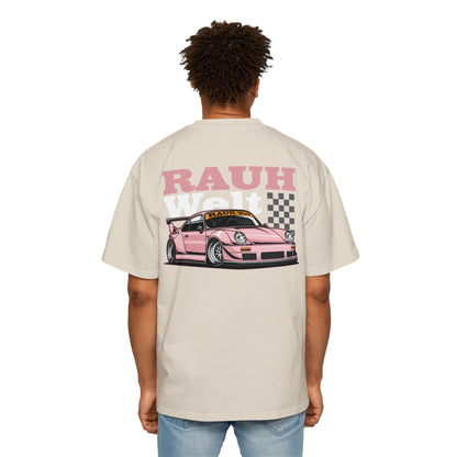 Rauh Welt Begriff 911 Oversized Tee Graphic Tees Australia Ecru / S Graphic T-Shirt Australia -  Cool Graphic T-Shirts Online -  Rauh Welt Begriff 911 Oversized Tee | Racewear T-Shirts Australia