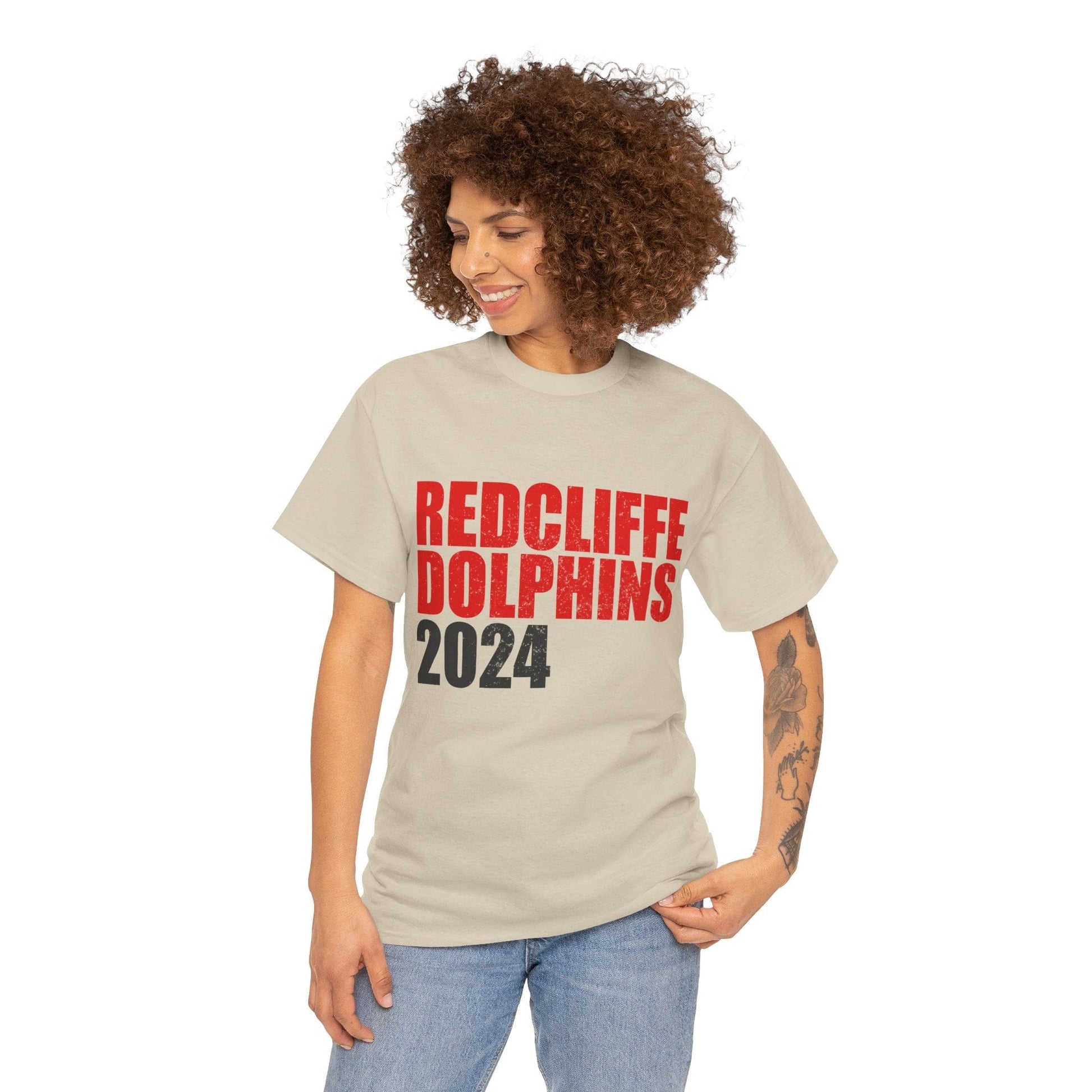 Redcliffe Dolphins 2024 TShirt Printify Graphic T-Shirt Australia -  Cool Graphic T-Shirts Online - 