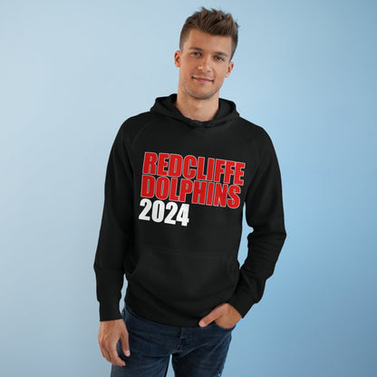 Redcliffe Dolphins 2024 Hoodie Graphic Tees Australia Black / XS Graphic T-Shirt Australia -  Cool Graphic T-Shirts Online -  Redcliffe Dolphins 2024 Hoodie | NRL Hoodies Australia