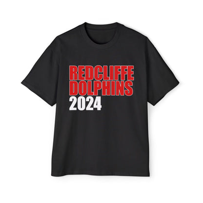 Redcliffe Dolphins 2024 Oversized Tee Printify Graphic T-Shirt Australia -  Cool Graphic T-Shirts Online - 