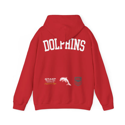 Redcliffe Dolphins NRL Hoodie Printify Graphic T-Shirt Australia -  Cool Graphic T-Shirts Online - 