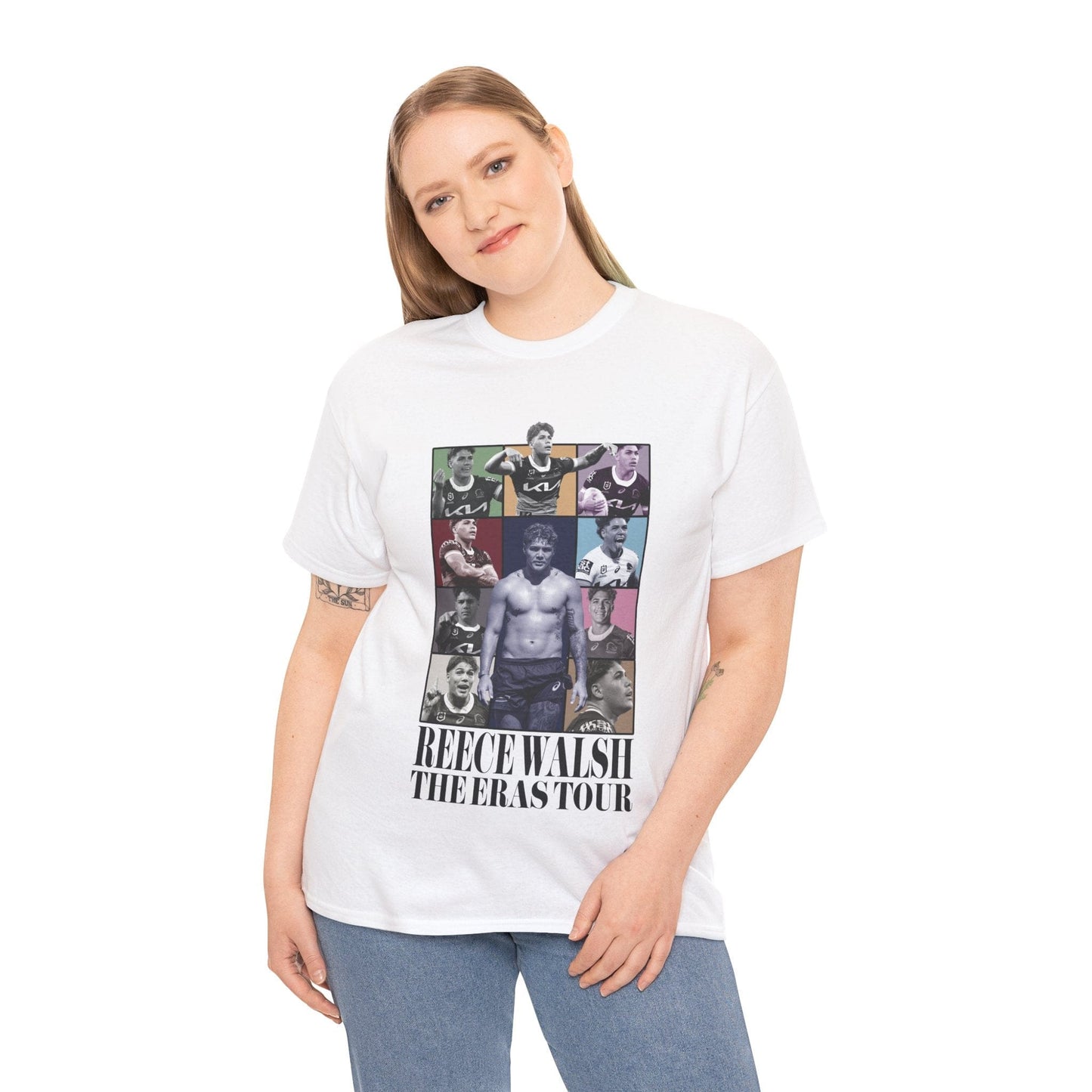 Reece Walsh Eras Tour Graphic Tee Graphic Tees Australia Graphic T-Shirt Australia -  Cool Graphic T-Shirts Online -  Reece Walsh Eras Tour T-Shirt | Reece Walsh Merchandise