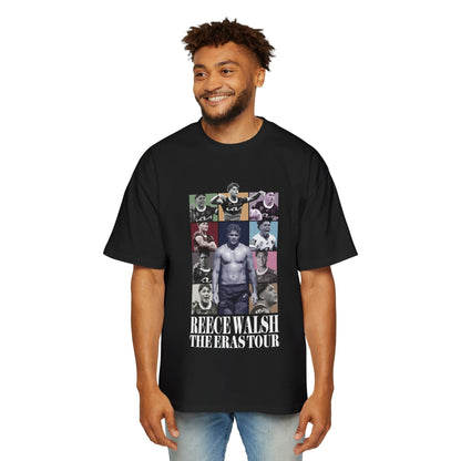 Reece Walsh Eras Tour Oversized Tee Graphic Tees Australia Black / S Graphic T-Shirt Australia -  Cool Graphic T-Shirts Online -  Reece Walsh Eras Tour Oversized Tee | Reece Walsh Merch