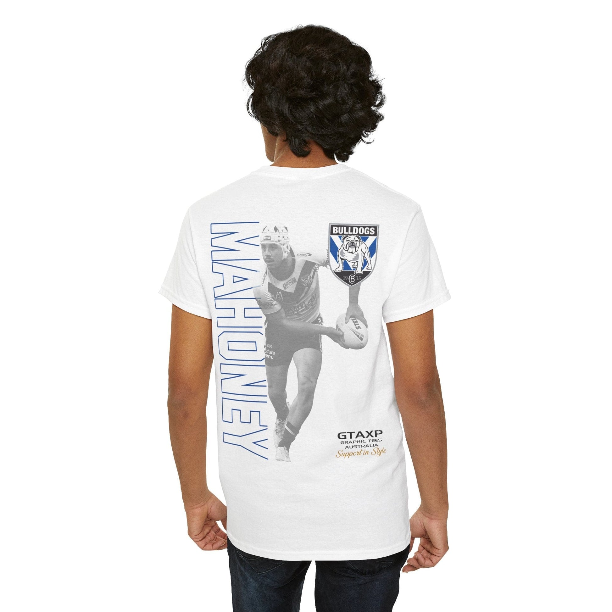 Reed Mahoney Bulldogs Duo Graphic Tee Graphic Tees Australia Graphic T-Shirt Australia -  Cool Graphic T-Shirts Online -  Reed Mahoney Bulldogs Duo T-Shirt | Canterbury Bulldogs T-Shirt