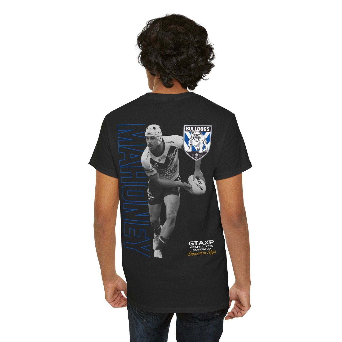 Reed Mahoney Bulldogs Duo Graphic Tee Graphic Tees Australia Graphic T-Shirt Australia -  Cool Graphic T-Shirts Online -  Reed Mahoney Bulldogs Duo T-Shirt | Canterbury Bulldogs T-Shirt