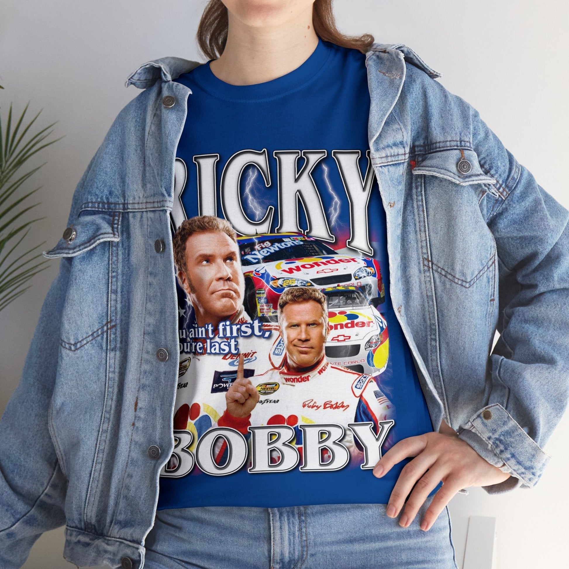 Ricky Bobby Graphic Tee Graphic Tees Australia Graphic T-Shirt Australia -  Cool Graphic T-Shirts Online - 