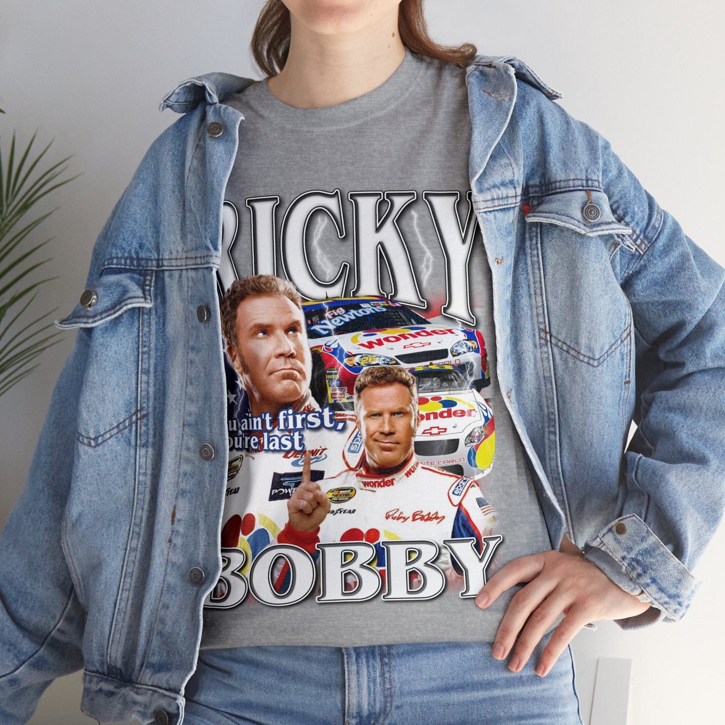 Ricky Bobby Graphic Tee Graphic Tees Australia Graphic T-Shirt Australia -  Cool Graphic T-Shirts Online - 