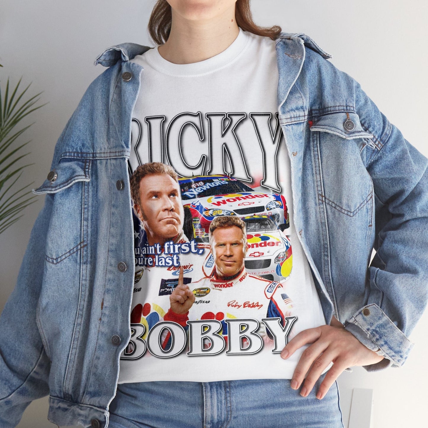 Ricky Bobby Graphic Tee Graphic Tees Australia Graphic T-Shirt Australia -  Cool Graphic T-Shirts Online - 