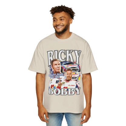 Ricky Bobby Oversized Tee Graphic Tees Australia Graphic T-Shirt Australia -  Cool Graphic T-Shirts Online - 