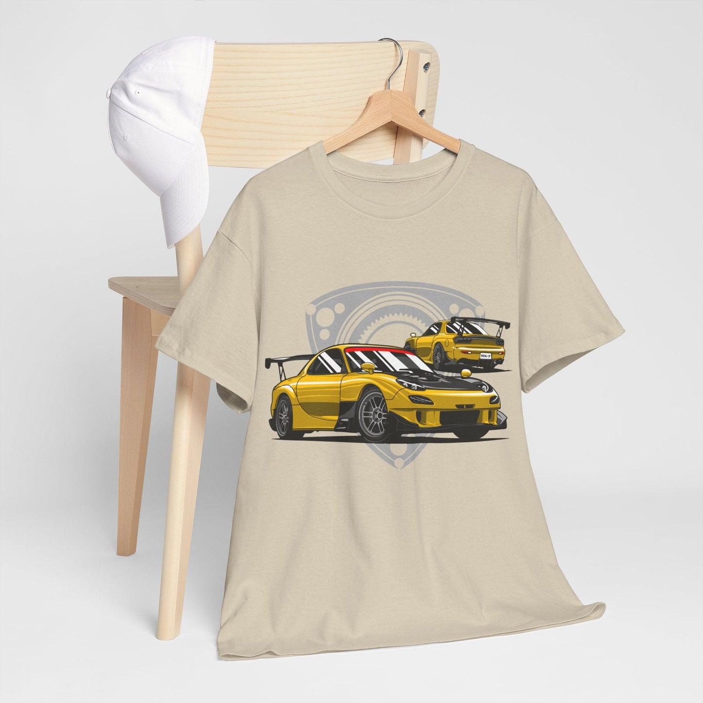 Rotary RX7 T-Shirt Printify Graphic T-Shirt Australia -  Cool Graphic T-Shirts Online - 