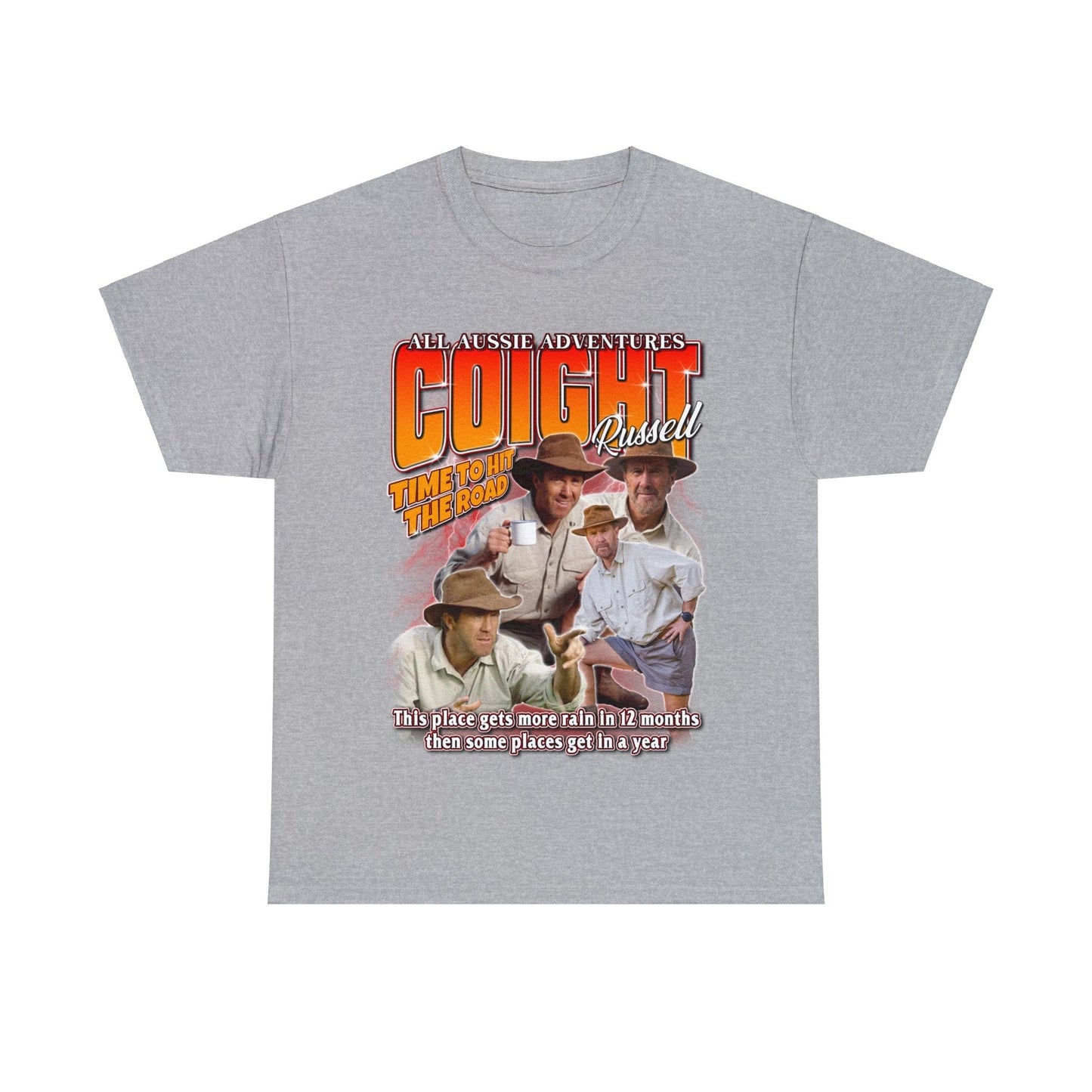 Russell Coight Graphic Tee Graphic Tees Australia Sport Grey / S Graphic T-Shirt Australia -  Cool Graphic T-Shirts Online - 