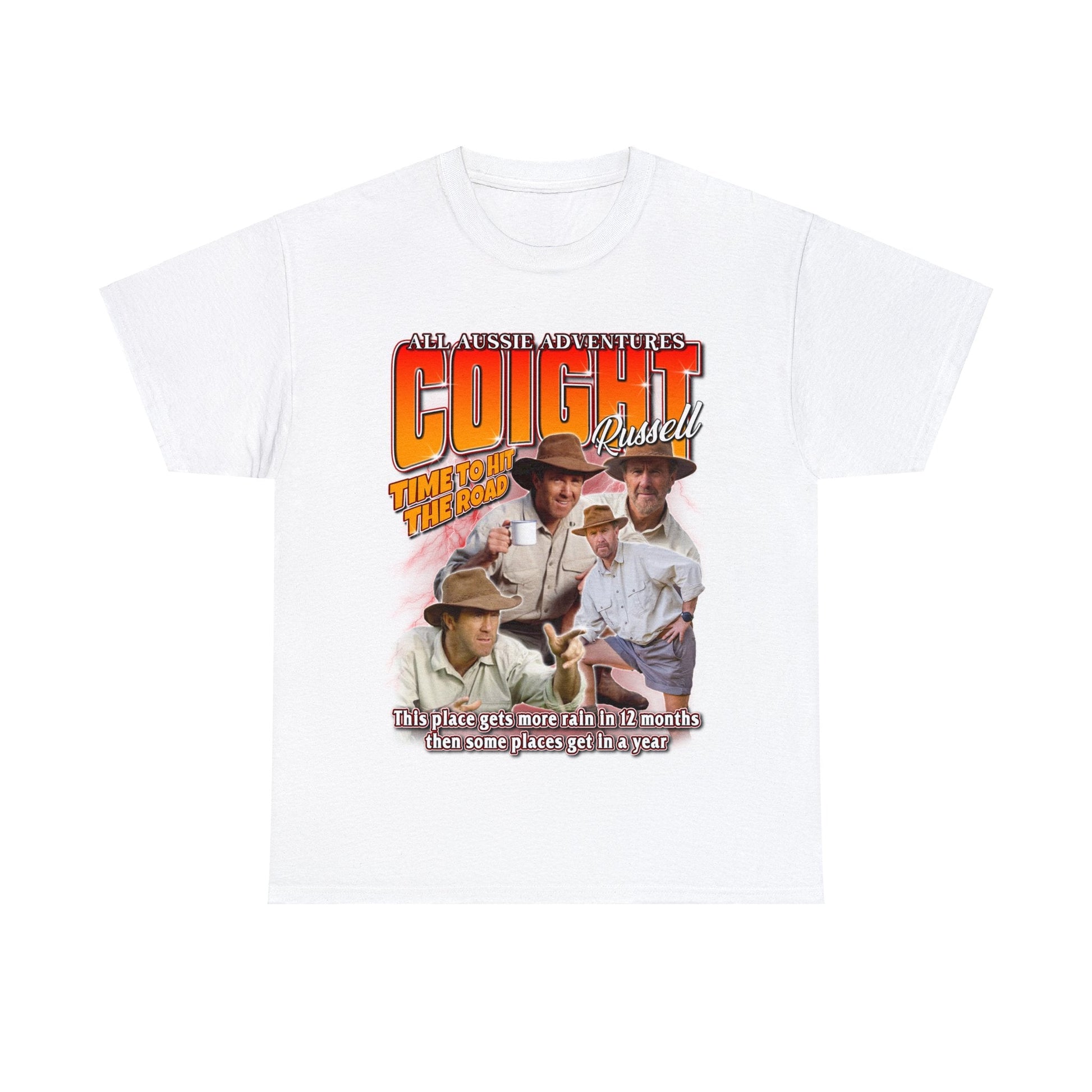 Russell Coight Graphic Tee Graphic Tees Australia White / S Graphic T-Shirt Australia -  Cool Graphic T-Shirts Online - 