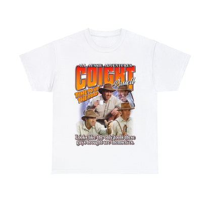 Russell Coight Tools Graphic Tee Graphic Tees Australia White / S Graphic T-Shirt Australia -  Cool Graphic T-Shirts Online -  Russell Coight Tools T-Shirt | Funny Aussie Graphic Tee