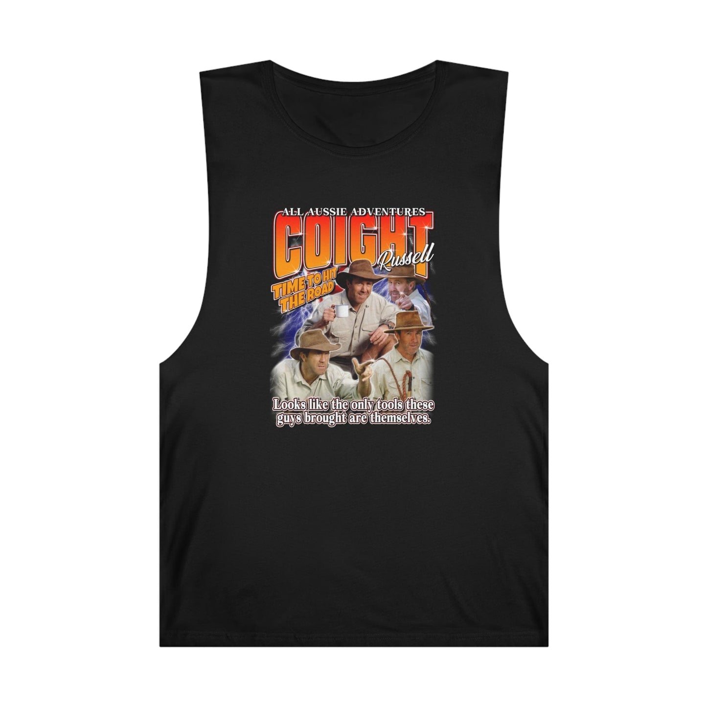 Russell Coight Tools Vintage Tank Top Graphic Tees Australia Black / XS Graphic T-Shirt Australia -  Cool Graphic T-Shirts Online - 