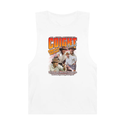 Russell Coight Vintage Tank Top Graphic Tees Australia White / XS Graphic T-Shirt Australia -  Cool Graphic T-Shirts Online - 