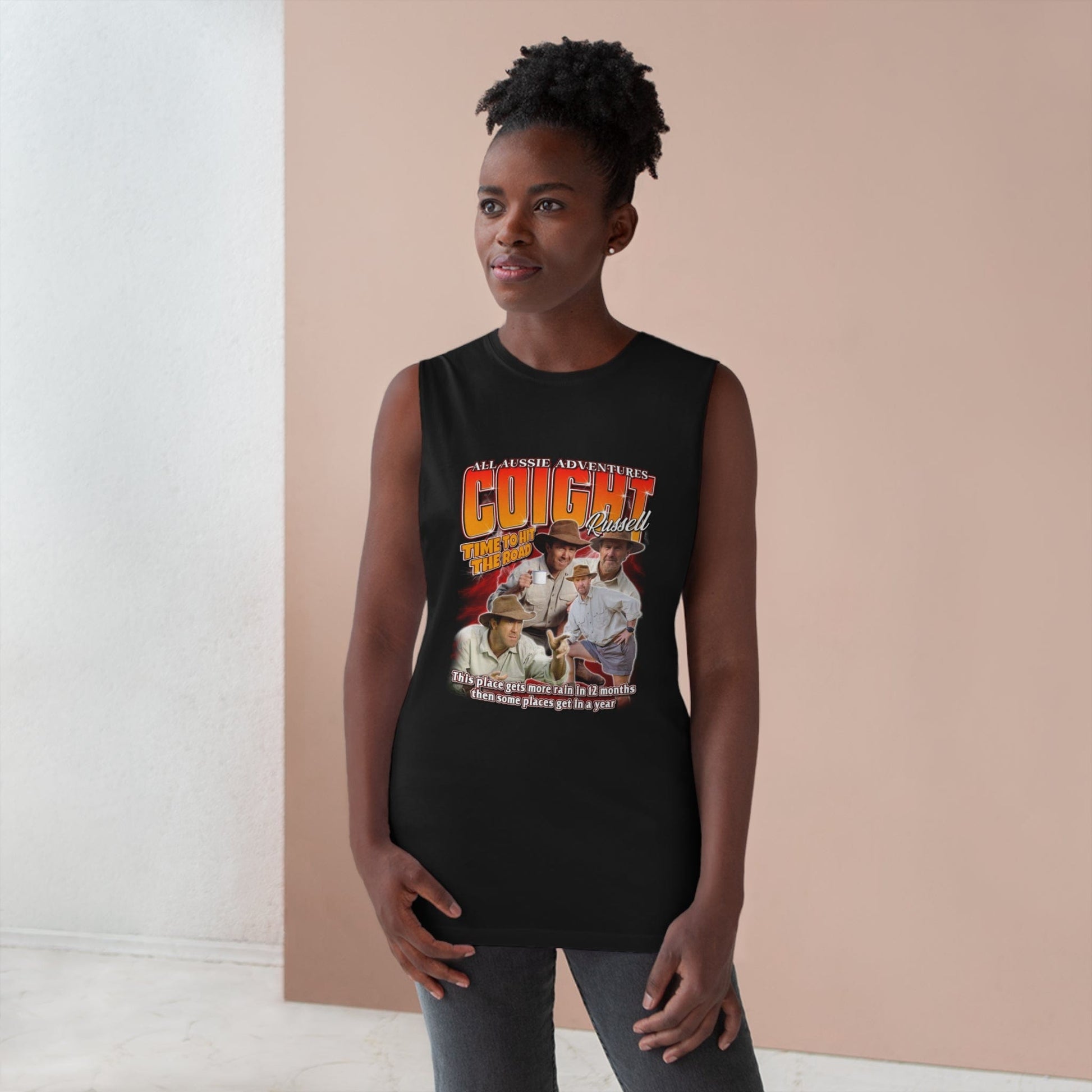 Russell Coight Vintage Tank Top Graphic Tees Australia Graphic T-Shirt Australia -  Cool Graphic T-Shirts Online - 