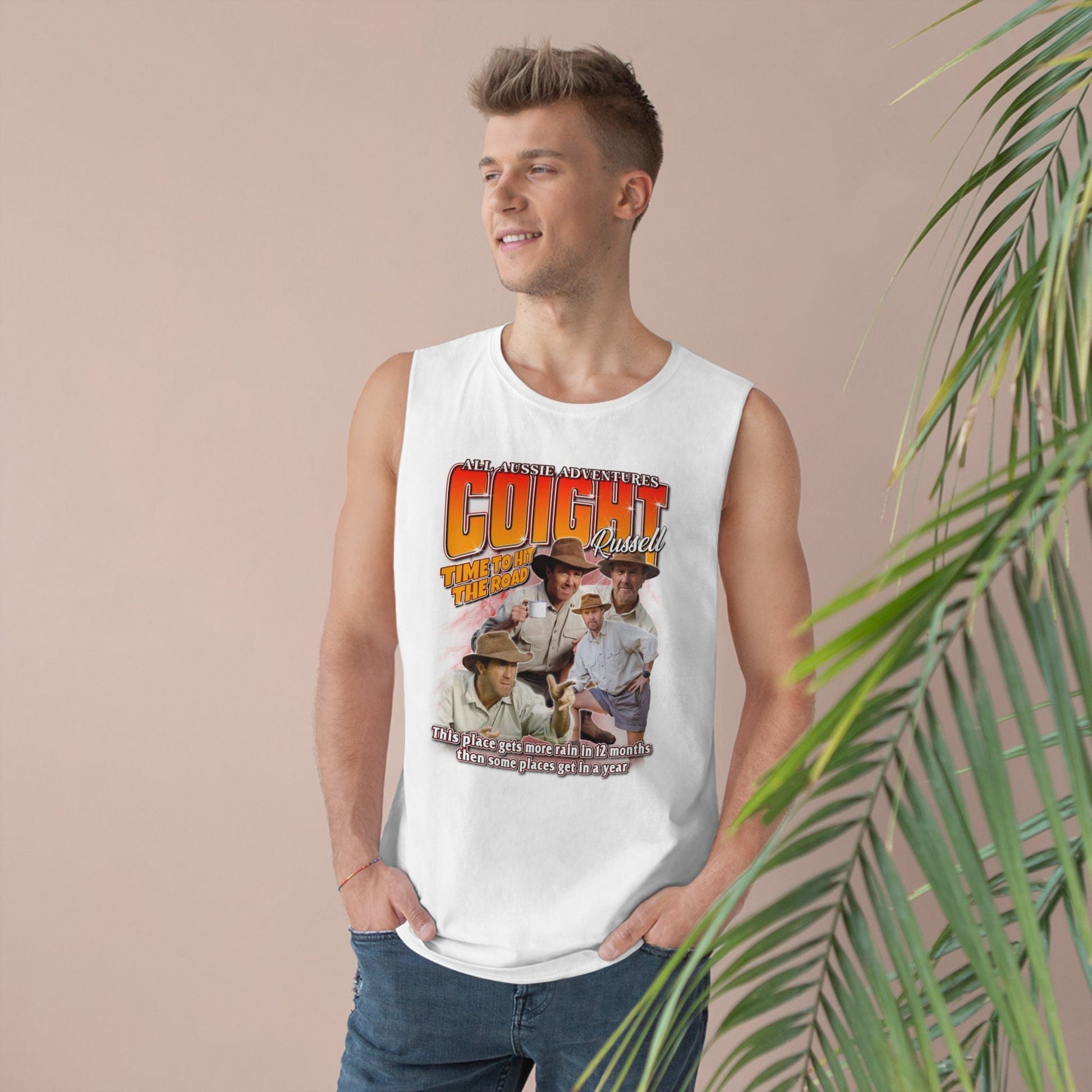 Russell Coight Vintage Tank Top Graphic Tees Australia Graphic T-Shirt Australia -  Cool Graphic T-Shirts Online - 