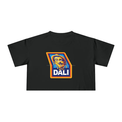 Salvador Dali Aldi Crop Tee Graphic Tees Australia Graphic T-Shirt Australia -  Cool Graphic T-Shirts Online - 