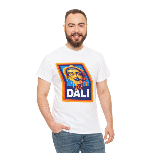 Salvador Dali Aldi Graphic Tee Graphic Tees Australia White / S Graphic T-Shirt Australia -  Cool Graphic T-Shirts Online -  Salvador Dali Aldi T-Shirt | Funny T-Shirts Australia