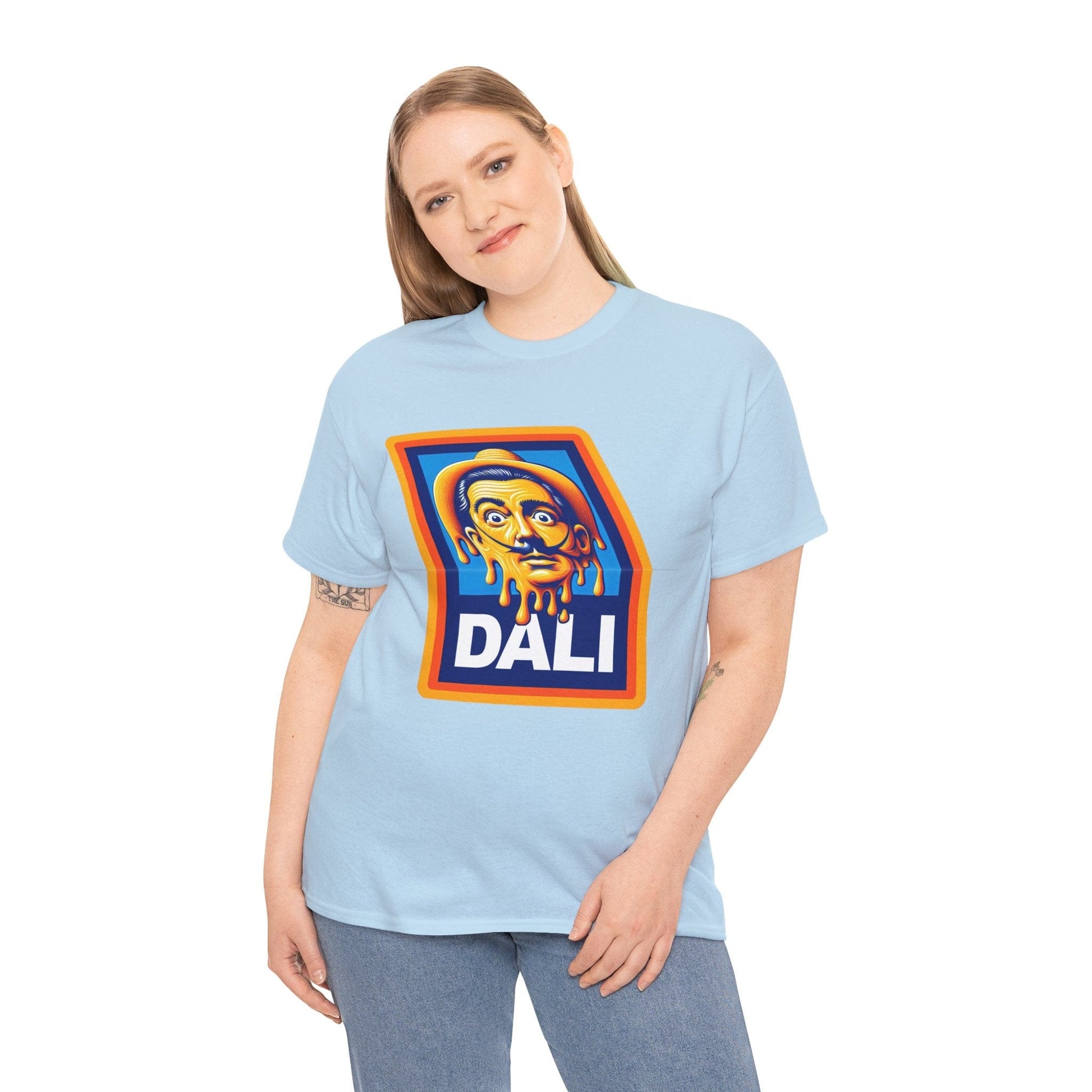 Salvador Dali Aldi Graphic Tee Graphic Tees Australia Graphic T-Shirt Australia -  Cool Graphic T-Shirts Online -  Salvador Dali Aldi T-Shirt | Funny T-Shirts Australia