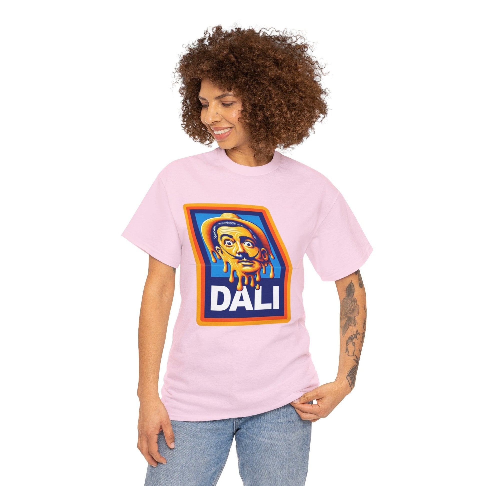 Salvador Dali Aldi Graphic Tee Graphic Tees Australia Graphic T-Shirt Australia -  Cool Graphic T-Shirts Online -  Salvador Dali Aldi T-Shirt | Funny T-Shirts Australia