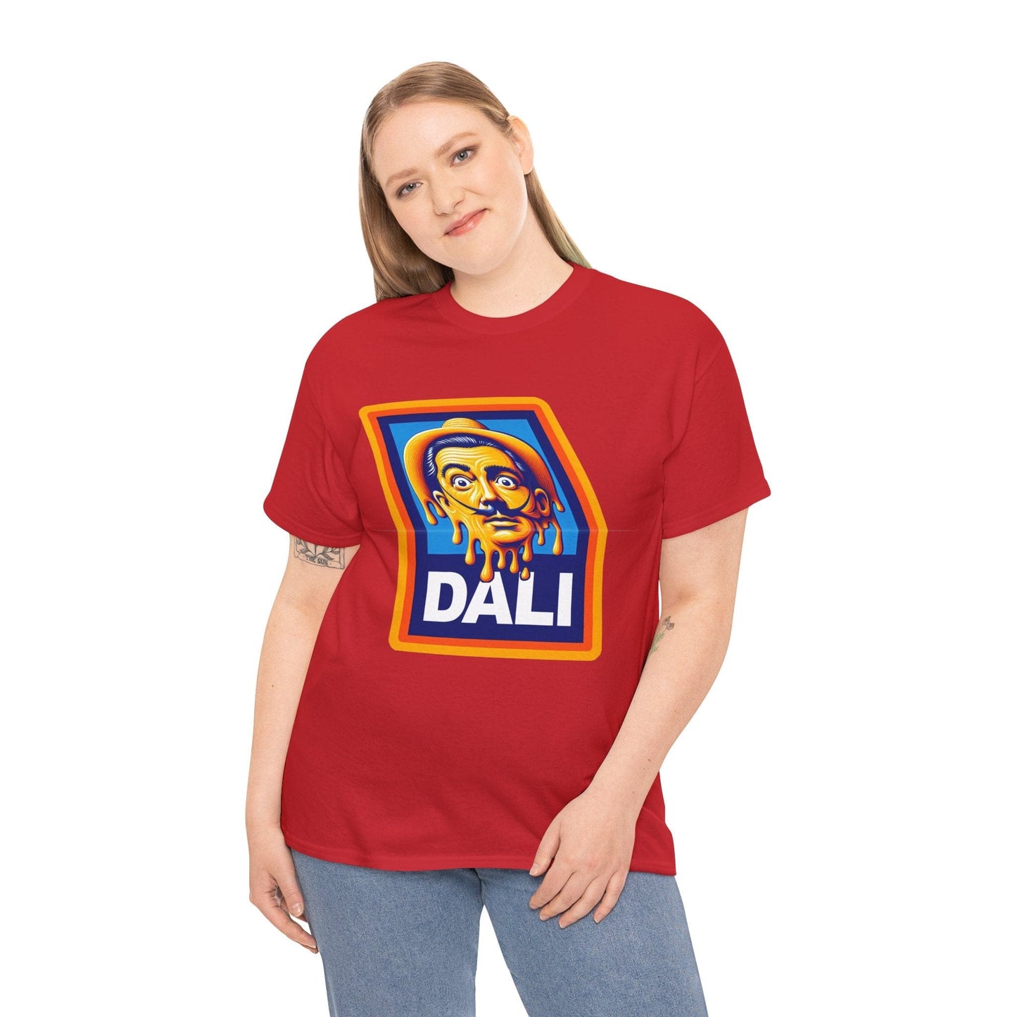 Salvador Dali Aldi Graphic Tee Graphic Tees Australia Graphic T-Shirt Australia -  Cool Graphic T-Shirts Online -  Salvador Dali Aldi T-Shirt | Funny T-Shirts Australia