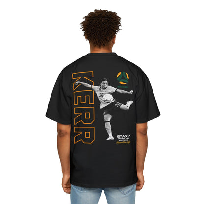 Sam Kerr Matildas Duo Oversized Tee Graphic Tees Australia Black / S Graphic T-Shirt Australia -  Cool Graphic T-Shirts Online -  Sam Kerr Matildas Duo Oversized Tee | Aussie Matildas Merch