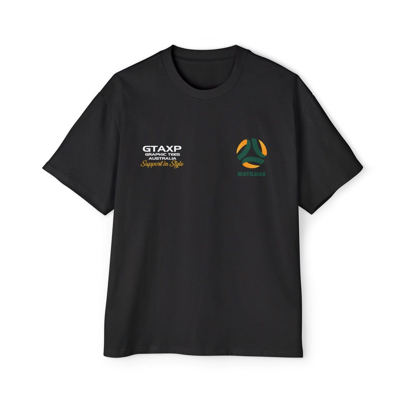 Sam Kerr Matildas Duo Oversized Tee Graphic Tees Australia Graphic T-Shirt Australia -  Cool Graphic T-Shirts Online -  Sam Kerr Matildas Duo Oversized Tee | Aussie Matildas Merch