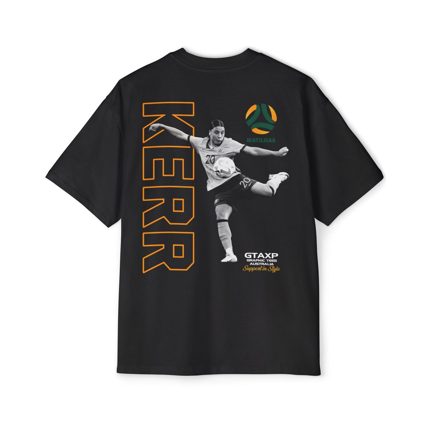 Sam Kerr Matildas Duo Oversized Tee Graphic Tees Australia Graphic T-Shirt Australia -  Cool Graphic T-Shirts Online -  Sam Kerr Matildas Duo Oversized Tee | Aussie Matildas Merch