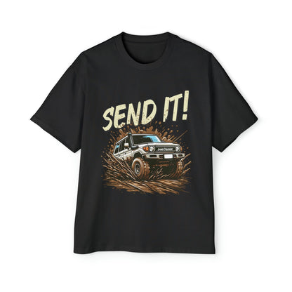 Send It! Landcruiser Oversized Tee Graphic Tees Australia Graphic T-Shirt Australia -  Cool Graphic T-Shirts Online -  Send It! Landcruiser Oversized Tee | Cool Graphic T-Shirts Online Au