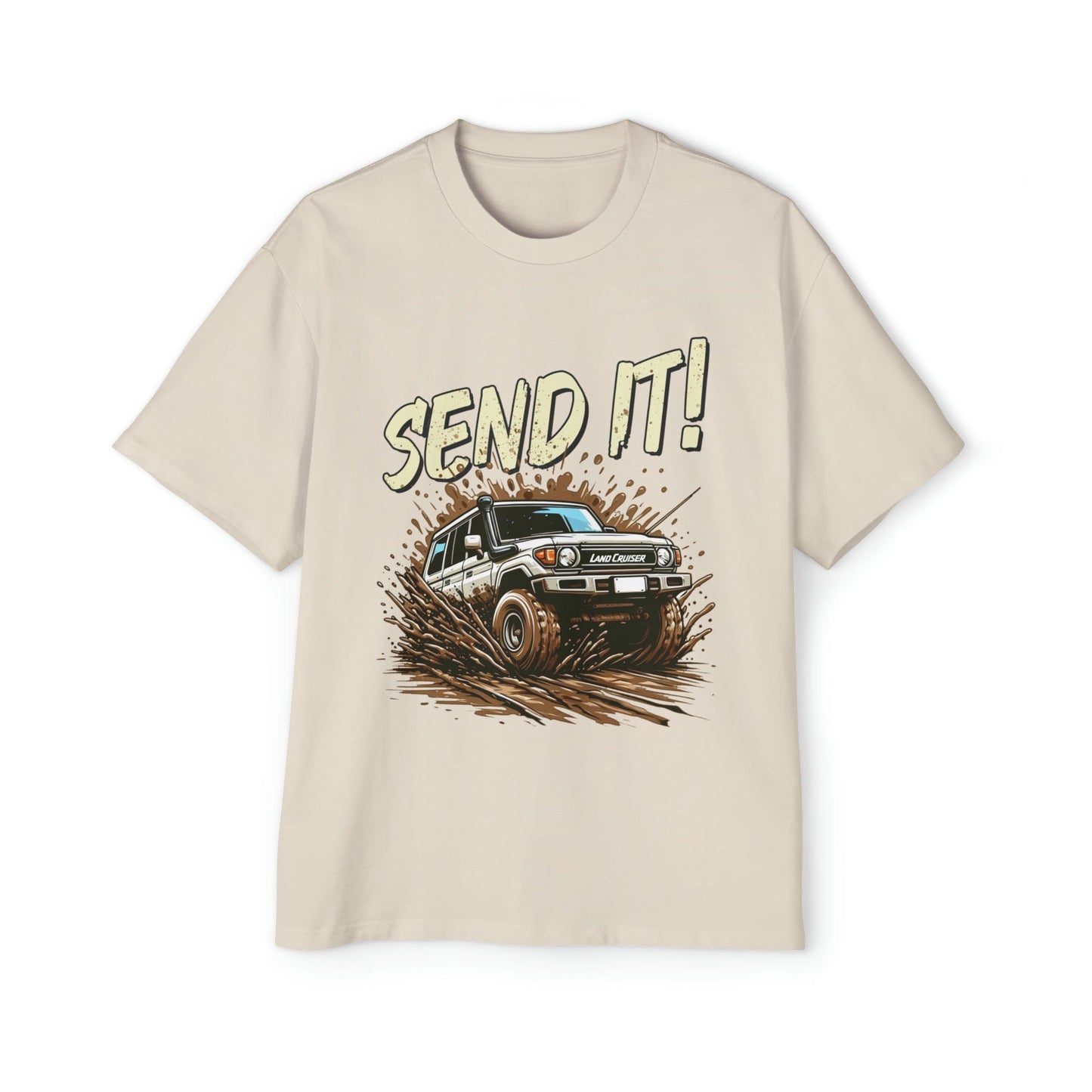 Send It! Landcruiser Oversized Tee Graphic Tees Australia Graphic T-Shirt Australia -  Cool Graphic T-Shirts Online -  Send It! Landcruiser Oversized Tee | Cool Graphic T-Shirts Online Au