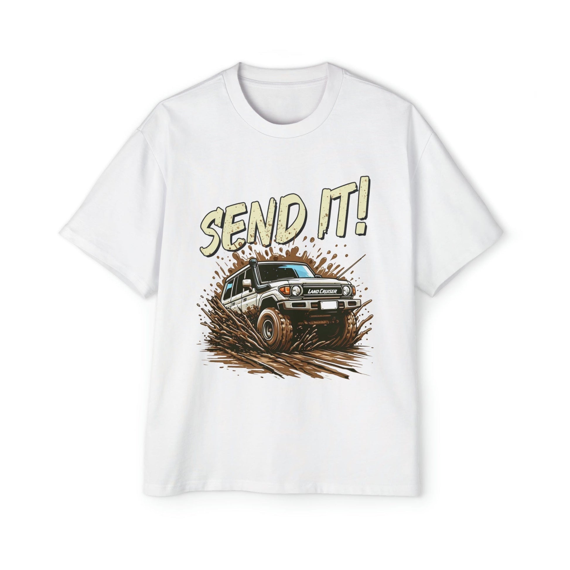 Send It! Landcruiser Oversized Tee Graphic Tees Australia Graphic T-Shirt Australia -  Cool Graphic T-Shirts Online -  Send It! Landcruiser Oversized Tee | Cool Graphic T-Shirts Online Au