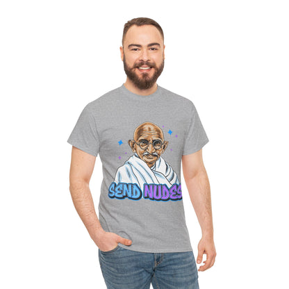 Send Nudes Graphic Tee Graphic Tees Australia Sport Grey / S Graphic T-Shirt Australia -  Cool Graphic T-Shirts Online -  Send Nudes Graphic Tee | Funny Graphic Tees Australia