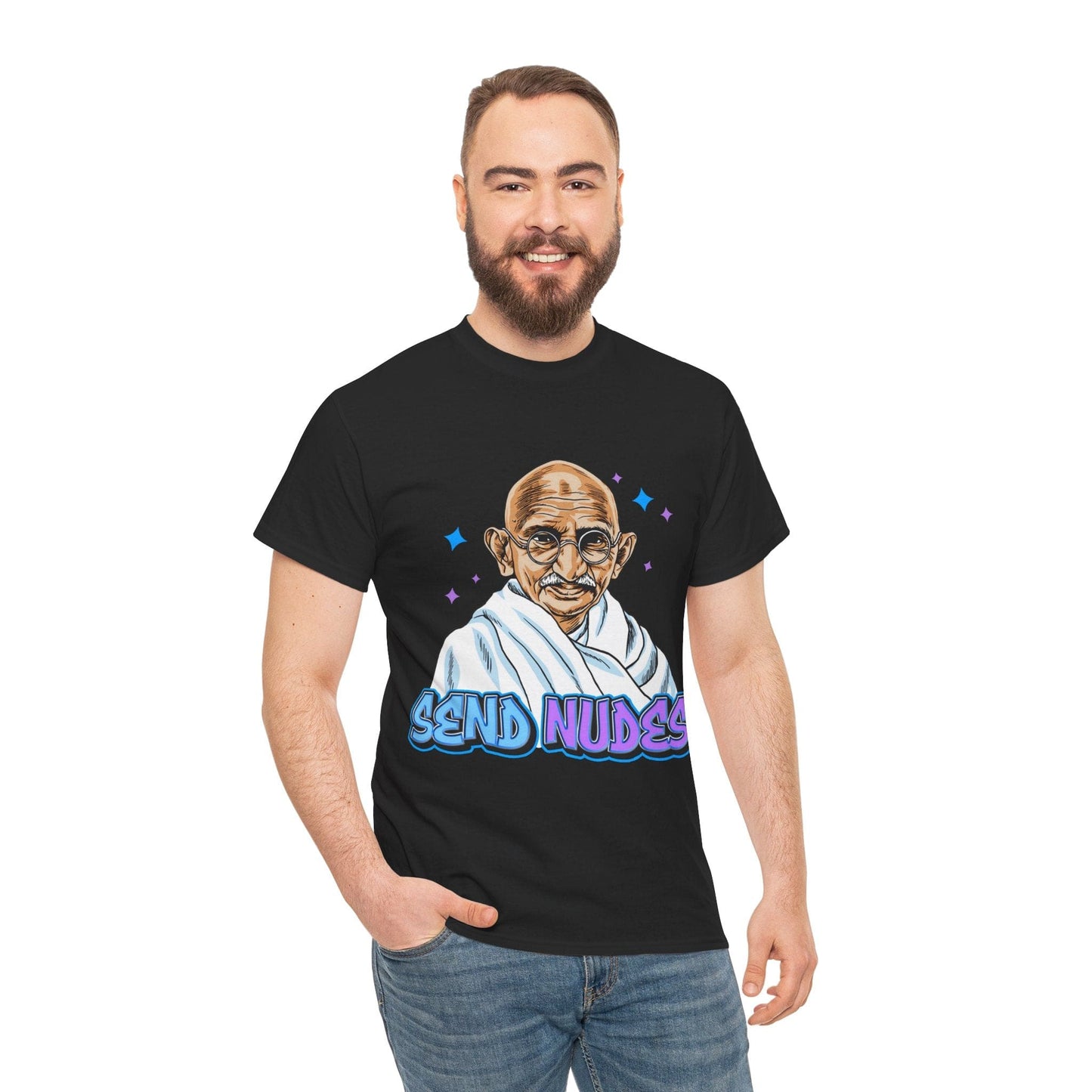 Send Nudes Graphic Tee Graphic Tees Australia Black / S Graphic T-Shirt Australia -  Cool Graphic T-Shirts Online -  Send Nudes Graphic Tee | Funny Graphic Tees Australia