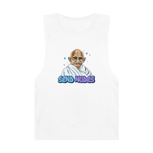 Send Nudes Tank Top Graphic Tees Australia White / XS Graphic T-Shirt Australia -  Cool Graphic T-Shirts Online - 