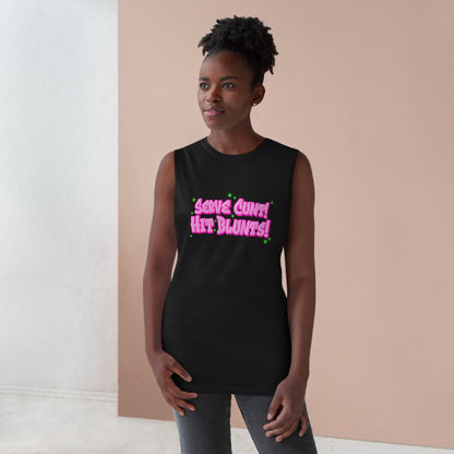 Serve C*nt, Hit Blunts Tank Top Graphic Tees Australia Black / XS Graphic T-Shirt Australia -  Cool Graphic T-Shirts Online - 