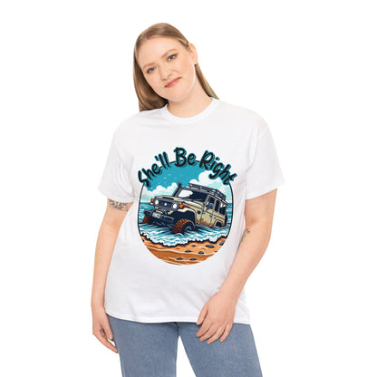 She'll Be Right Landcruiser Graphic Tee Graphic Tees Australia Graphic T-Shirt Australia -  Cool Graphic T-Shirts Online -  She'll Be Right Landcruiser T-Shirt | 4wd T-Shirts Australia